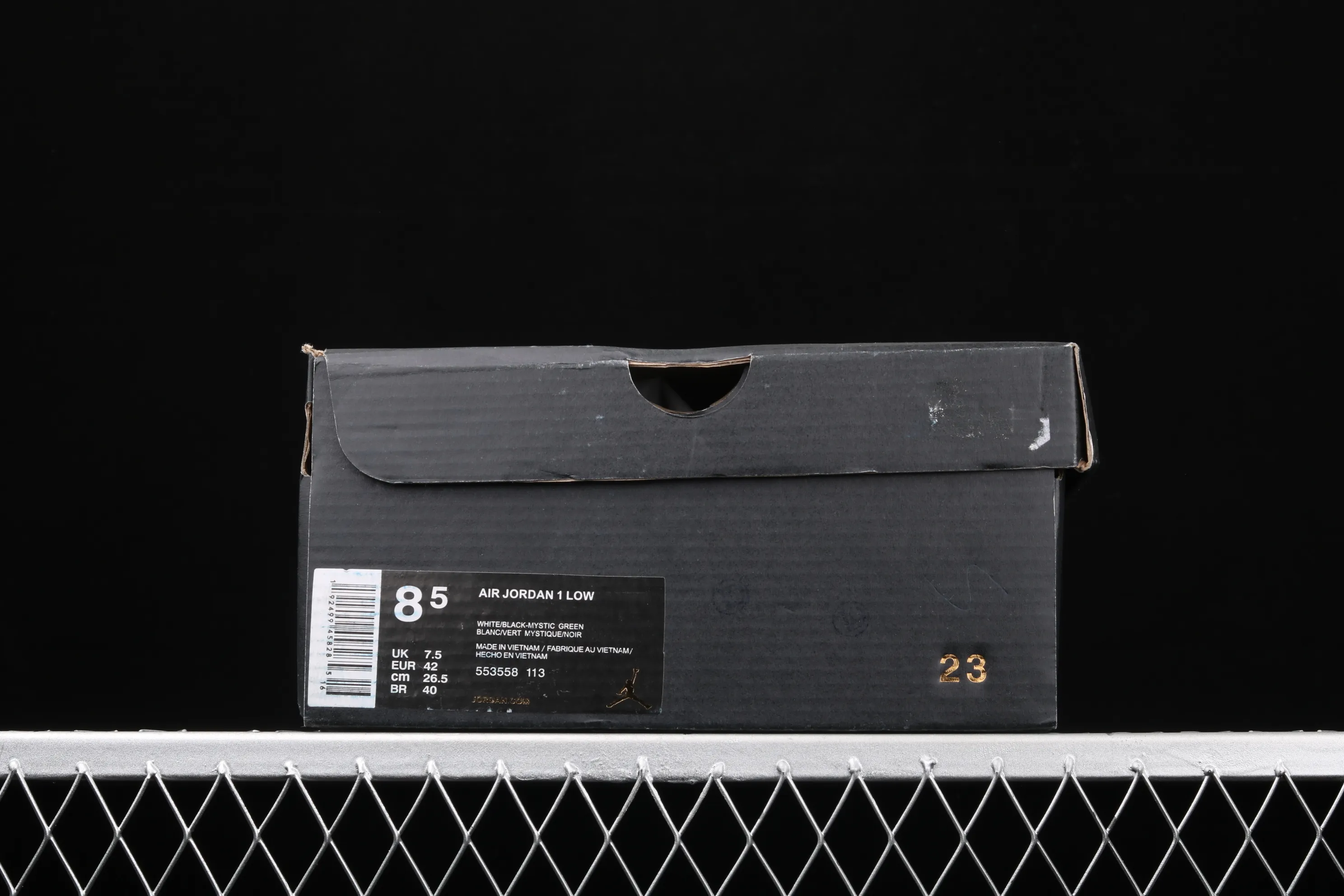 All Categories Air Jordan Jordan Series Basketball Shoes Air Jordan 1 Low New Version Air Jordan 1 Low AJ1 Joe 1 Low Top Leather Black Green Toe 553558-113